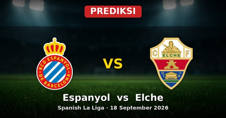 Prediksi Espanyol vs Elche 18 September 2026 La Liga: Duel Krusial Pekan Ini